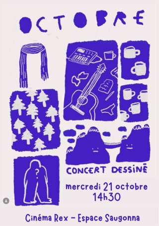 OCTOBRE - CONCERT DESSINE
