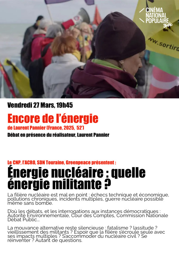 Affiche CNP - ENERGIE NUCLEAIRE / ENERGIE MILITANTE