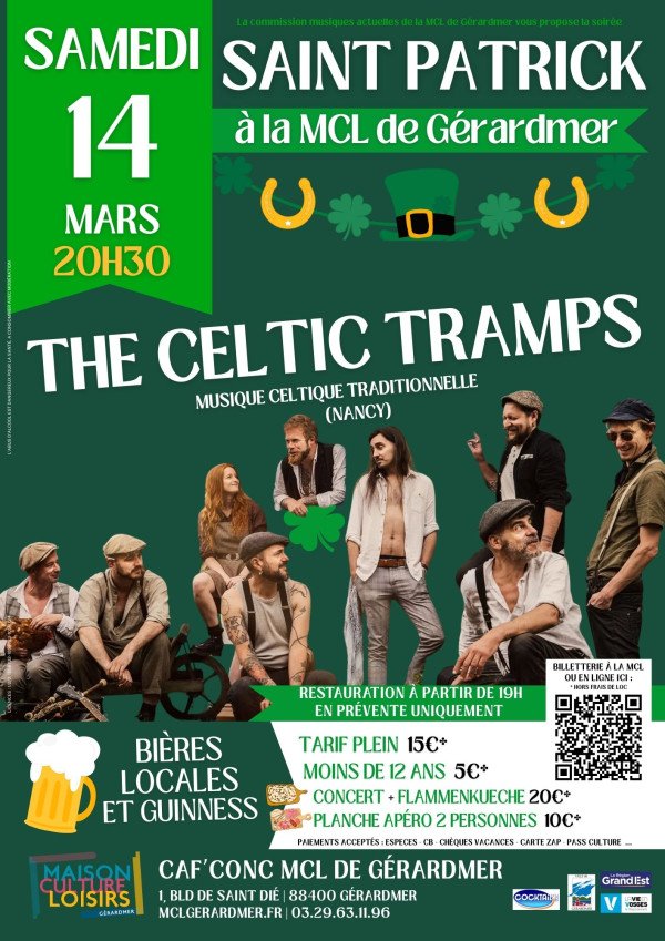 Affiche du film -CONCERT- ST PATRICK - THE CELTIC TRAMPS