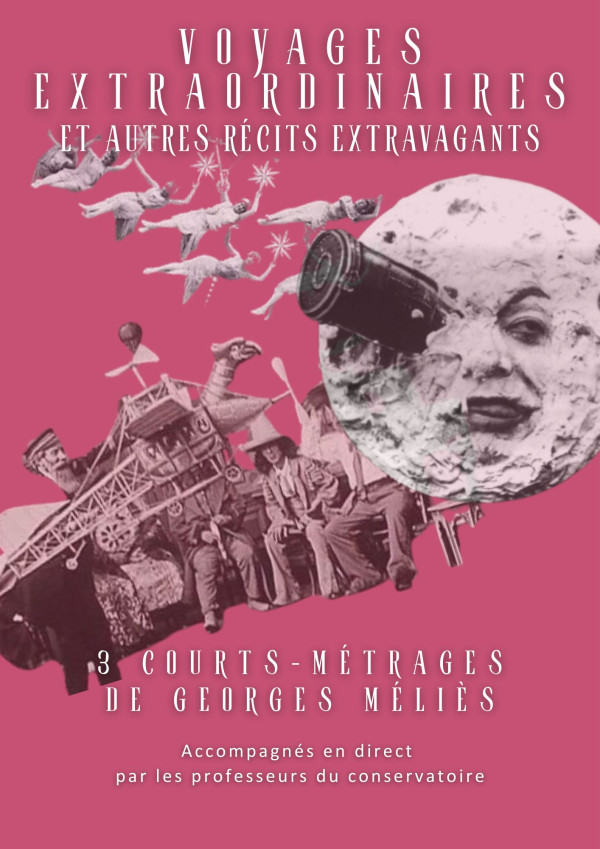 Affiche VOYAGES EXTRAORDINAIRES ET AUTRES RÉCITS EXTRAVAGANTS