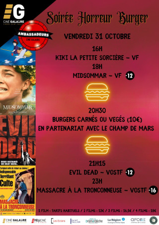 SOIREE HORREUR BURGER - MIDSOMMAR / EVIL DEAD