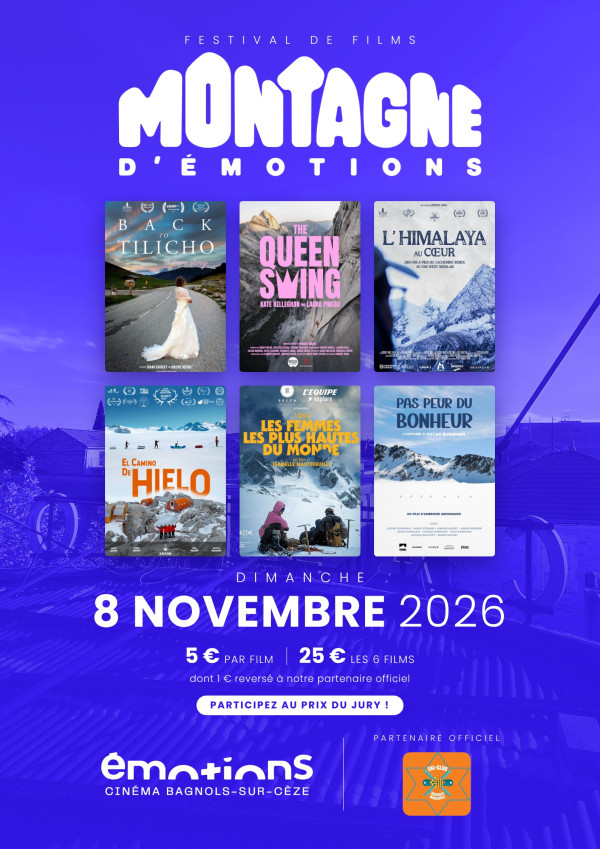 Affiche FESTIVAL MONTAGNE D'ÉMOTIONS 2026