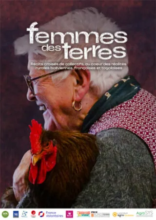 Affiche de Femmes des terres, au cinéma L’Arlequin de Nyons.