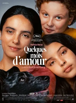 Affiche de Quelques mots d’amour, au cinéma L’Arlequin de Nyons.