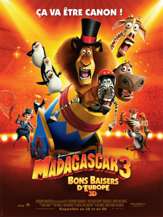 MADAGASCAR 3 : BONS BAISERS D'EUROPE 3D
