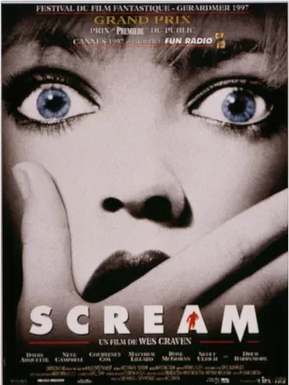 Affiche de Scream, au cinéma L’Arlequin de Nyons.