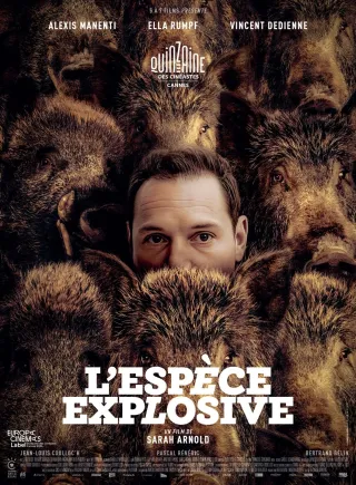 Affiche du film L’Espèce explosive, programmé au cinéma L’Arlequin à Nyons.