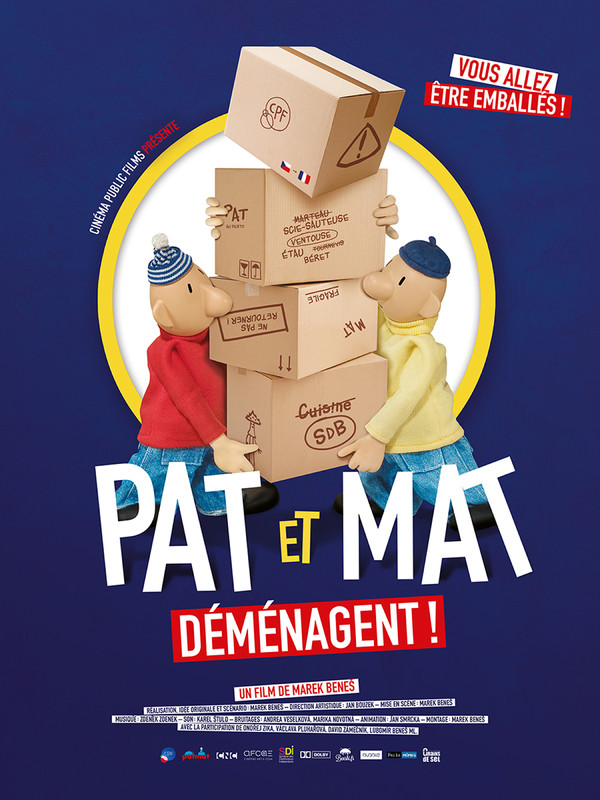Affiche Pat et Mat déménagent !