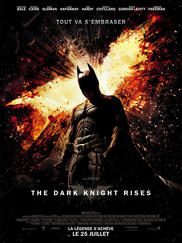 Affiche de Batman, The Dark Knight Rises