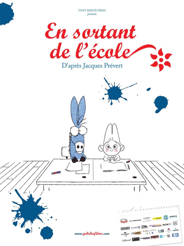 Affiche de En sortant de l'école