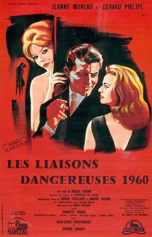 Affiche Les Liaisons dangereuses 1960