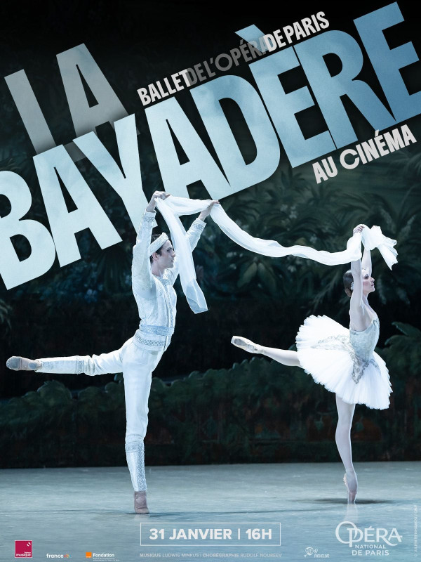 Affiche de La Bayadère  (Opéra de Paris)