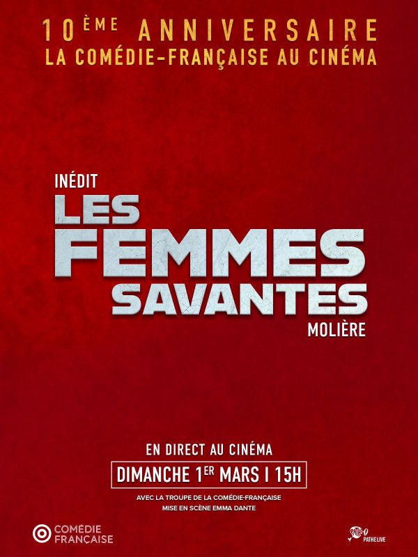 Affiche Les Femmes Savantes (Comédie-Française)