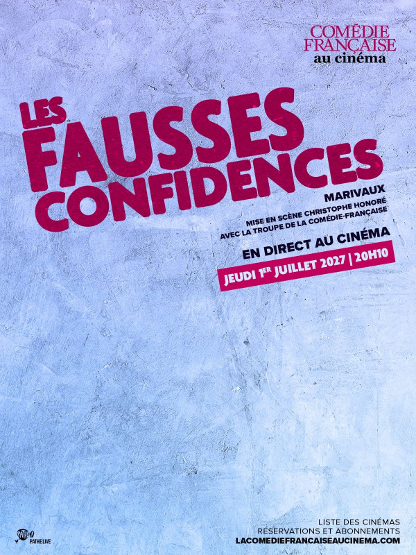 Affiche de Les Fausses Confidences (Comédie-Française)