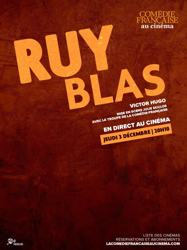 Affiche de Ruy Blas (Comédie-Française)
