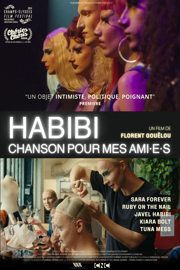 Affiche : Habibi, Chanson pour mes ami·e·s