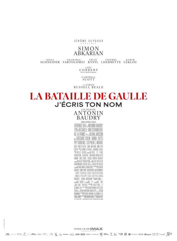 Affiche La Bataille de Gaulle - Partie 2 : J'écris ton nom