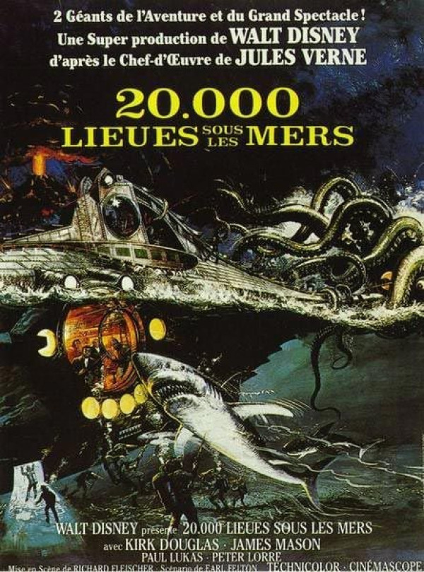 Affiche de 20000 Lieues sous les mers