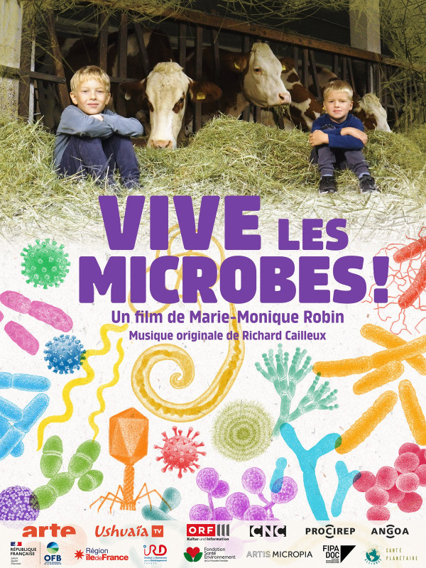 Affiche Vive les Microbes