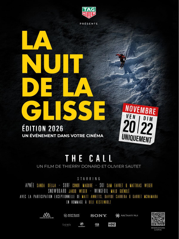 Affiche de La Nuit De La Glisse 2026 The Call
