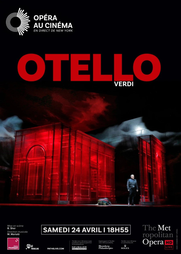 Affiche de Otello (Metropolitan Opera)