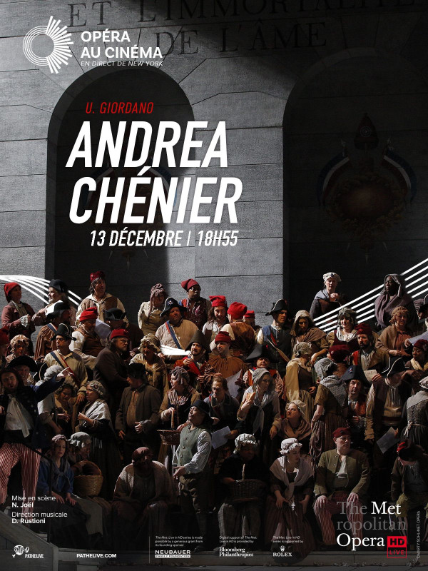 Affiche Andrea Chénier (Metropolitan Opera)