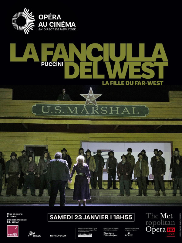 Affiche de La fille du Far-West (Metropolitan Opera)