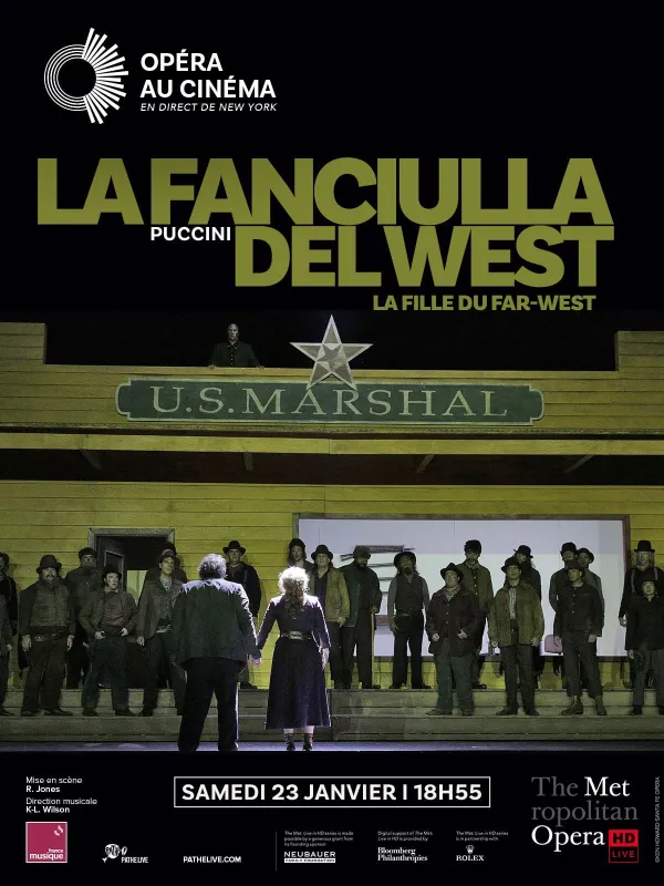 Affiche de La fille du Far-West (Metropolitan Opera)