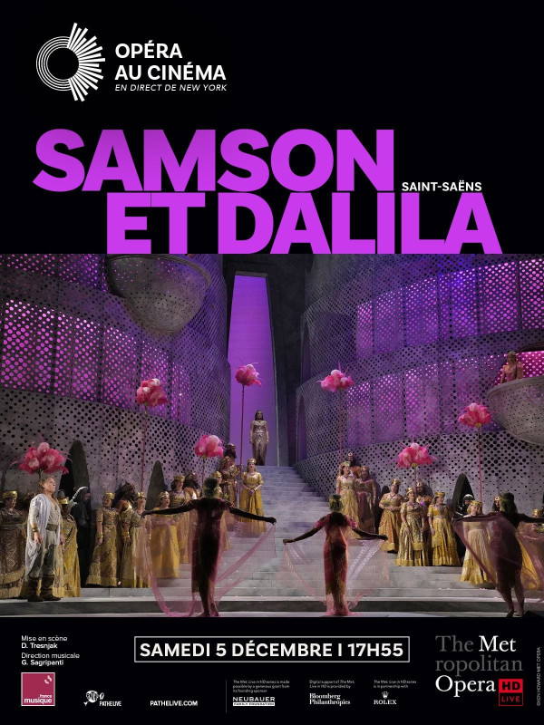 Affiche de Samson et Dalila (Metropolitan Opera)