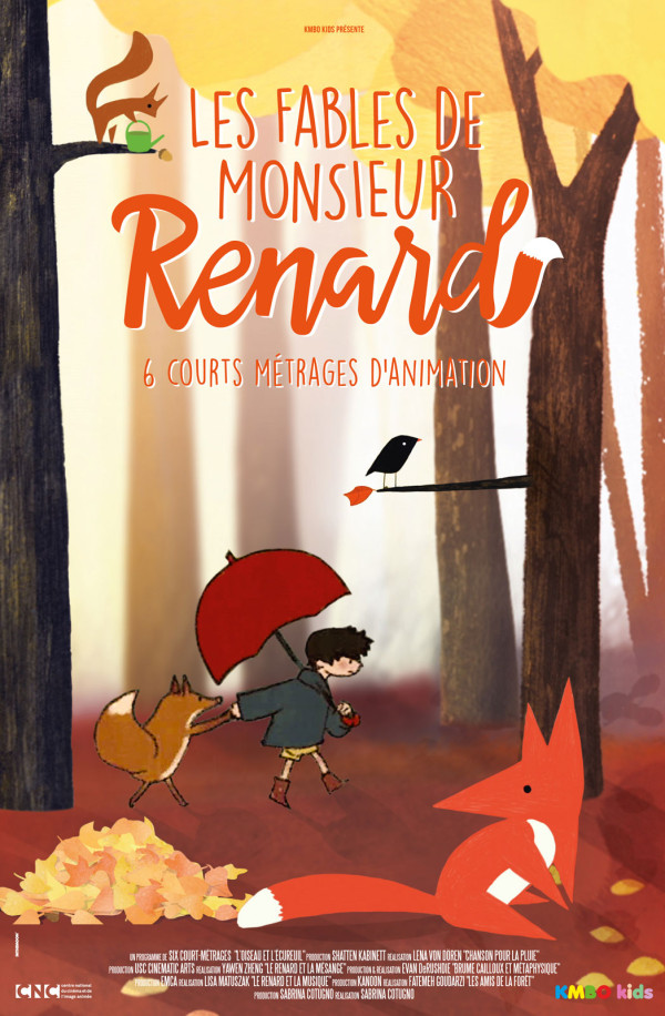 Affiche : Les Fables de monsieur Renard