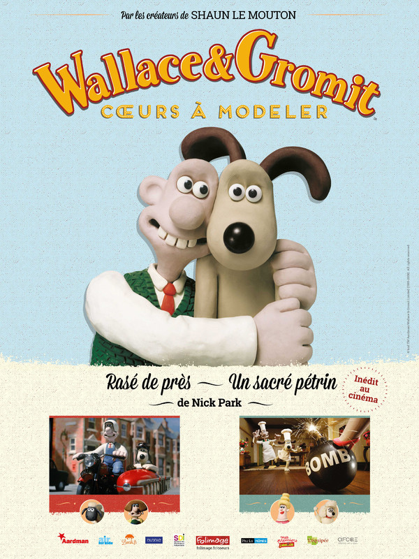 Affiche Wallace & Gromit : Cœurs à modeler