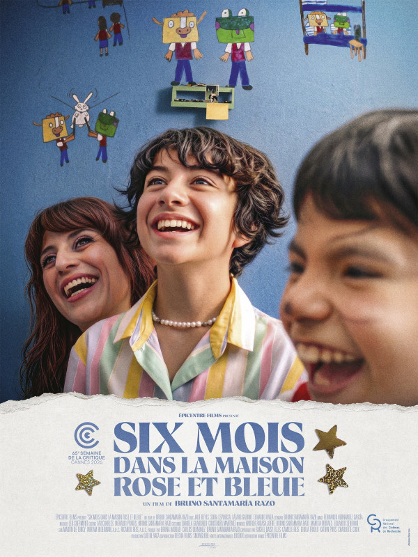 Affiche de Six mois dans la maison rose et bleue