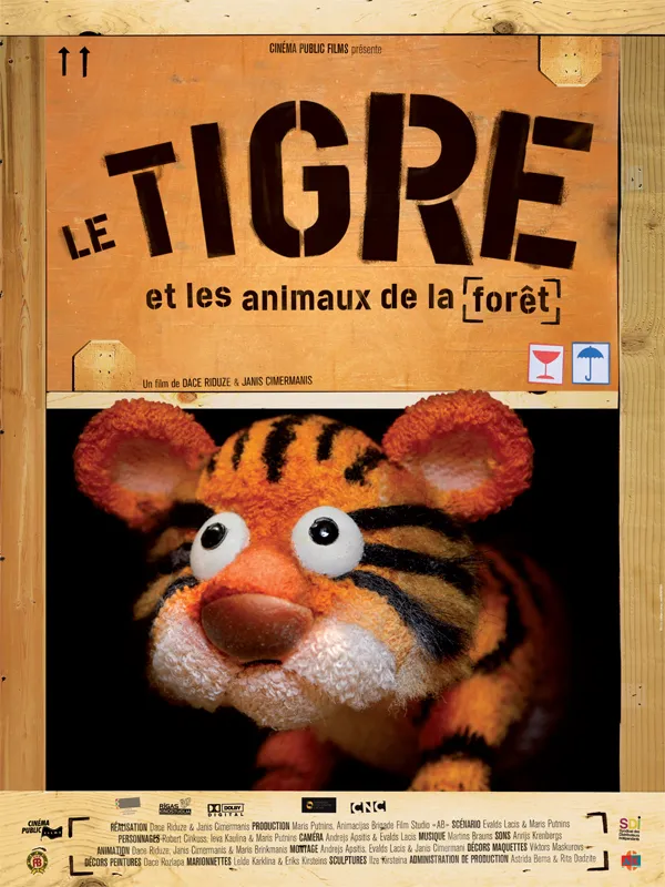 Affiche de Le Tigre et les animaux de la forêt