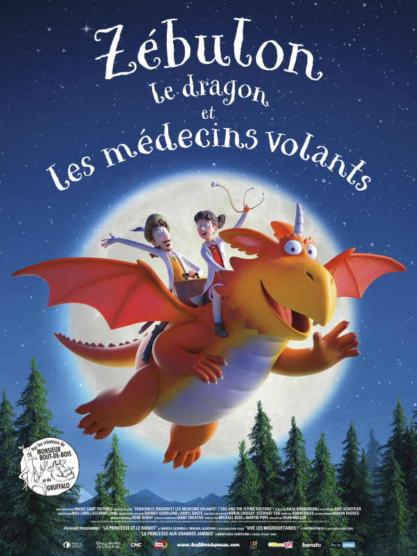 Affiche de Zébulon le dragon et les médecins volants
