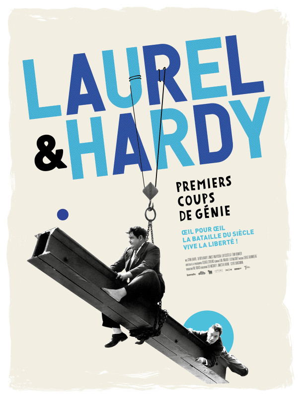 Affiche Laurel et Hardy Premiers coups de génie