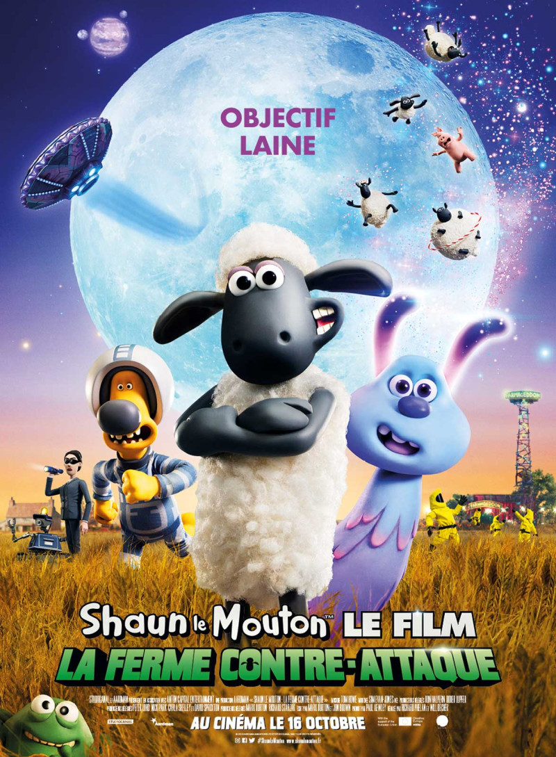 Affiche du film Shaun le Mouton Le Film : La Ferme Contre-Attaque