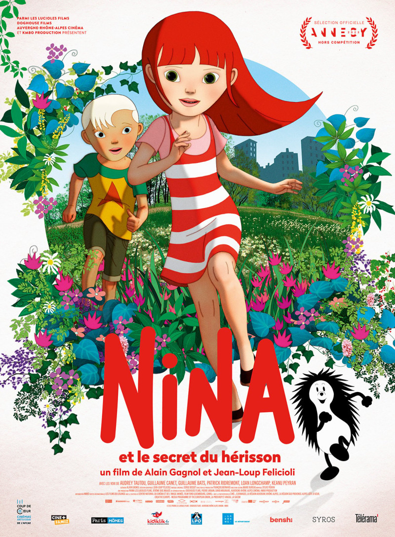 Affiche du film Nina et le secret du hérisson
